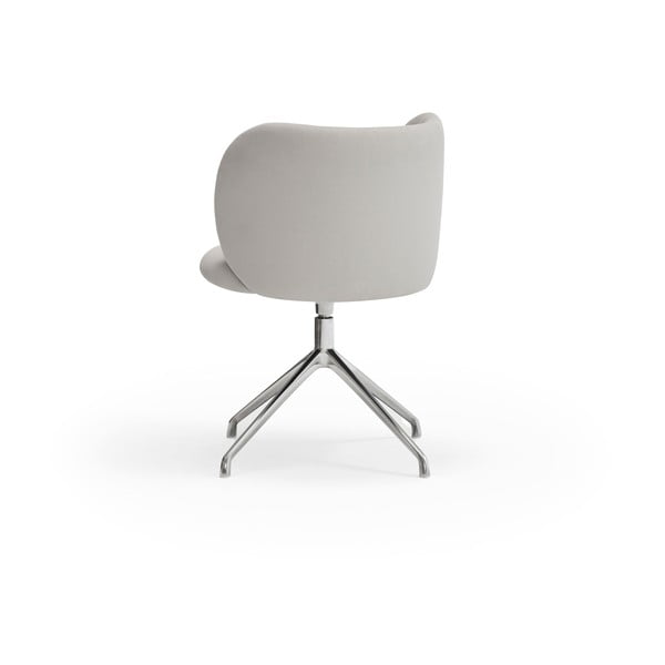 Светлосив тапициран трапезен стол Mogi – Teulat-image-3