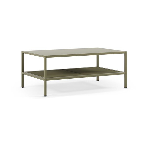 Зелена метална масичка за кафе 60x100 cm Fayna – Marckeric