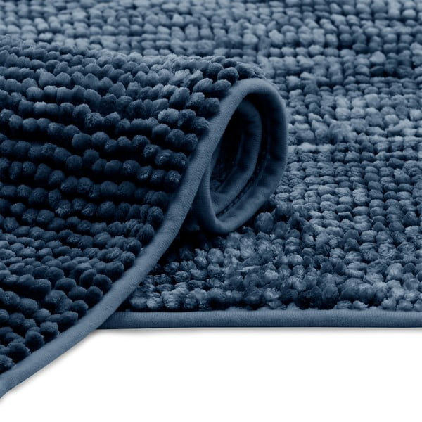 Тъмносин килим за баня 60x90 cm Bati – Restilo-image-2