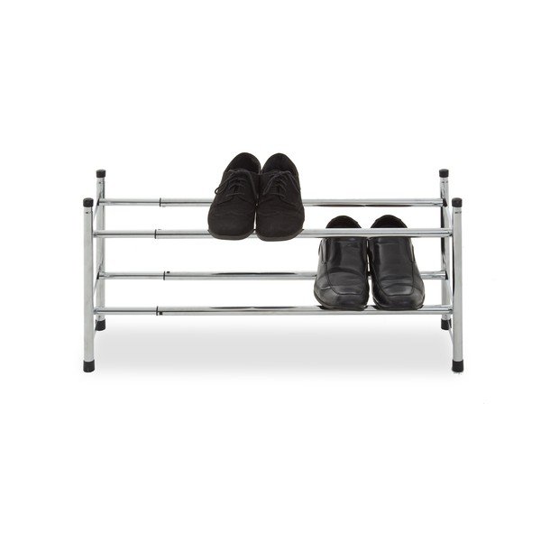 Метален телескопичен стелаж за обувки в сребрист цвят – Premier Housewares-image-2