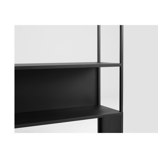 Черна метална етажерка за книги 150x110 cm Hyller - CustomForm-image-3