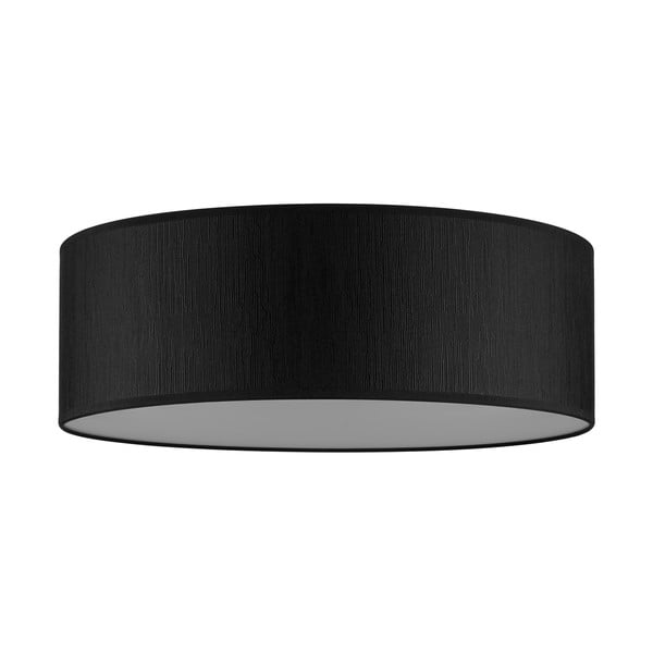 Черна лампа за таван XL, ⌀ 45 cm Doce - Sotto Luce