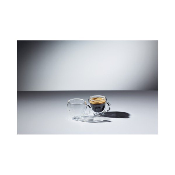 Dva skleněné hrnky na espresso Kitchen Craft Le'Xpress, 80 ml-image-1