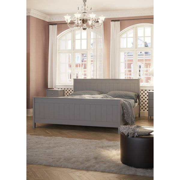 Бяло двойно легло 180x200 cm Tromsö - Tvilum-image-4