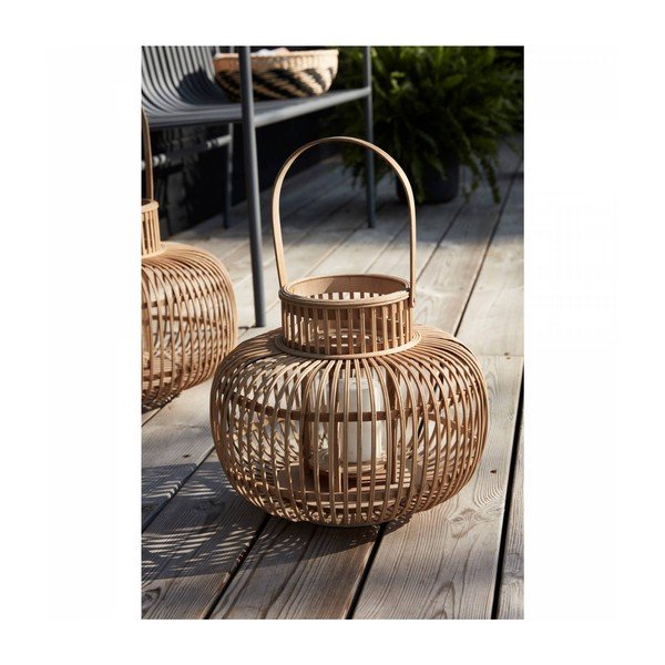 Комплект от 2 бамбукови фенера Бамбук Desert - Hübsch-image-4