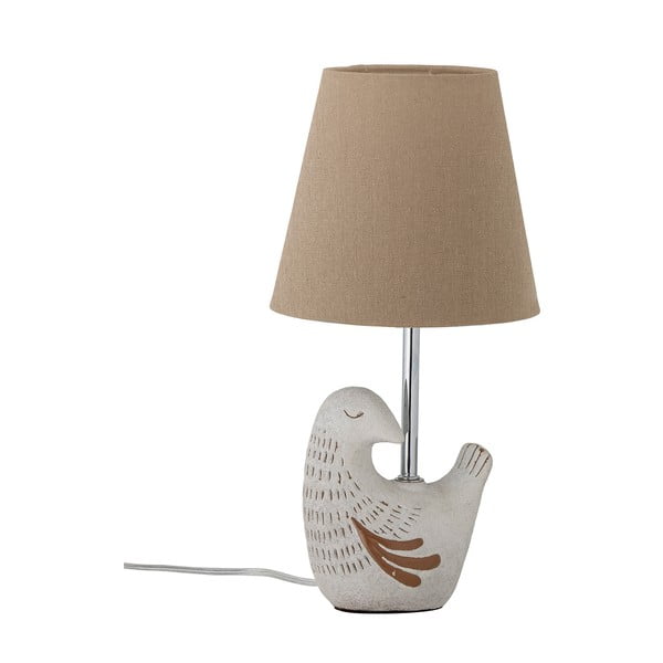 Бежова настолна лампа с текстилен абажур (височина 40 cm) Kylie – Bloomingville