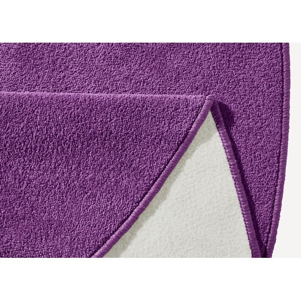Тъмнолилав кръгъл килим ø 133 cm Fancy – Hanse Home-image-3