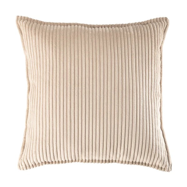 Светлокафява детска възглавница за диван от рипсено кадифе Block – Wigiwama