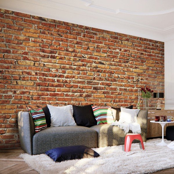 Широкоформатен тапет , 400 x 280 cm Brick Wall - Artgeist-image-1