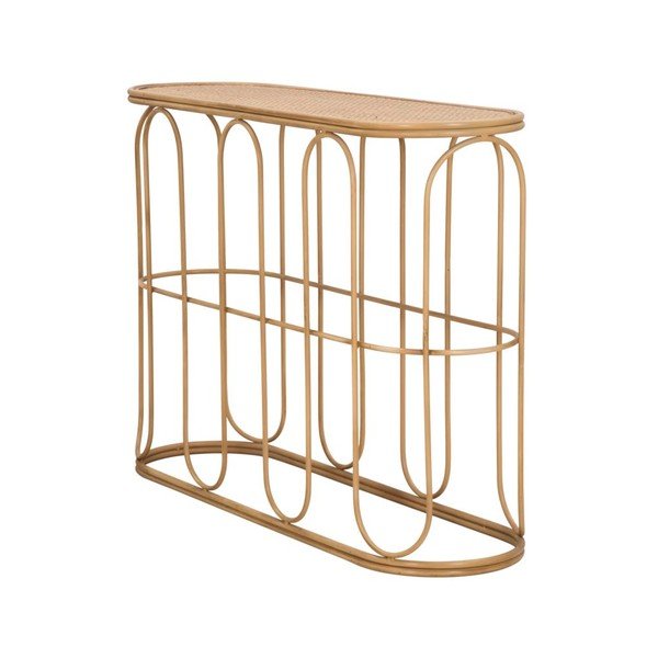 Ратанова конзолна маса в естествен цвят 32x110 cm Samui – Mauro Ferretti-image-2