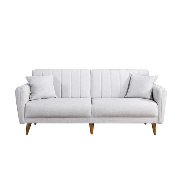 Бял разтегателен диван Julitta - Unique Design