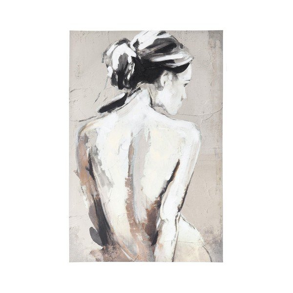Печатна/с ръчно рисувани елементи върху платно картина 80x120 cm Talent – Bizzotto