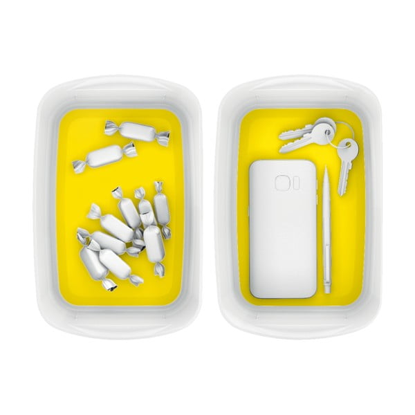 Бяло-жълта пластмасова кутия за съхранение MyBox - Leitz-image-2