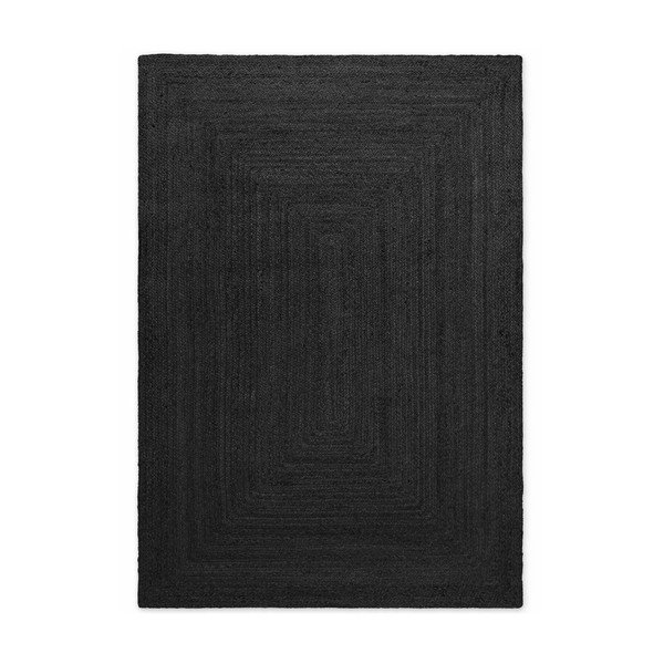 Черен двустранен/ръчно изработен ютен килим 200x300 cm Juno – Hanse Home-image-4