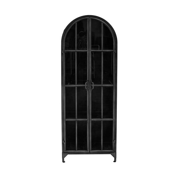Черна метална витрина 56,5x152,5 cm Papole – Bloomingville
