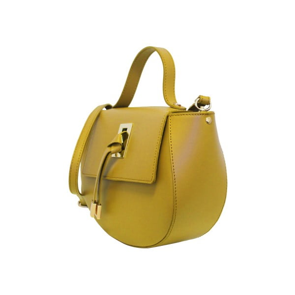 Žlutá kožená kabelka Maison Bag Gin