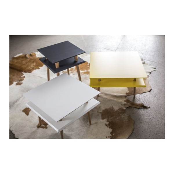 Světle šedý konferenční stolek Ragaba Square, 55 x 55 cm-image-1