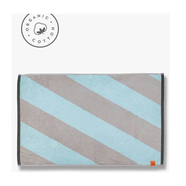 Килим за баня от органичен памук в цвят мента 50x80 cm Diagonal – Mette Ditmer Denmark-image-2