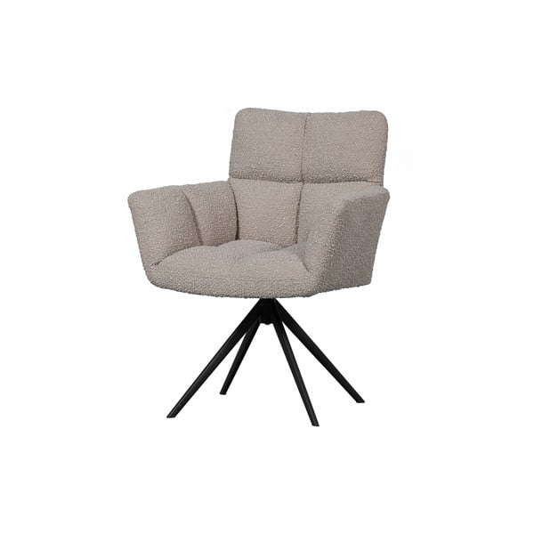 Бежов тапициран трапезен стол Vinny – WOOOD-image-2