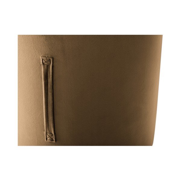 Светлокафява табуретка  , ⌀ 40 cm Fiore - Mazzini Sofas-image-3