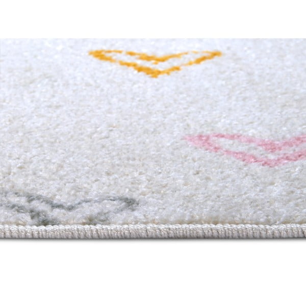 Бял детски килим 120x170 cm Hearts - Hanse Home-image-2