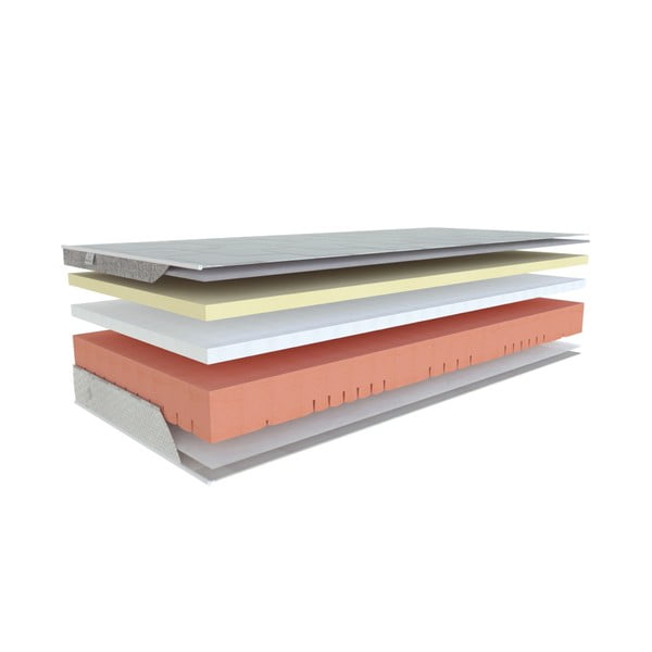 Двулицев матрак 3/4, 90 x 200 cm Galaxy Viscostar - Materasso-image-1