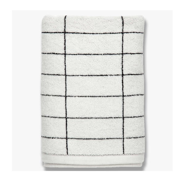 Бяла памучна кърпа 70x140 cm Tile Stone - Mette Ditmer Denmark