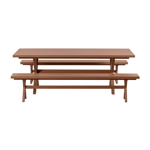 Алуминиева градинска маса за хранене 100x220 cm Delta – Exotan-image-3