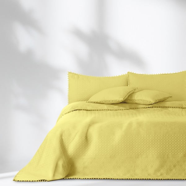 Жълта покривка за легло , 170 x 210 cm Meadore - AmeliaHome