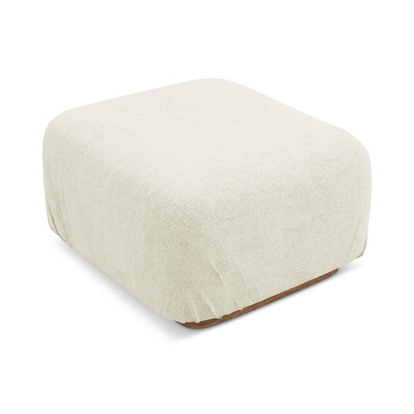 Кремава модулна табуретка от букле Ailani – Makamii-image-1