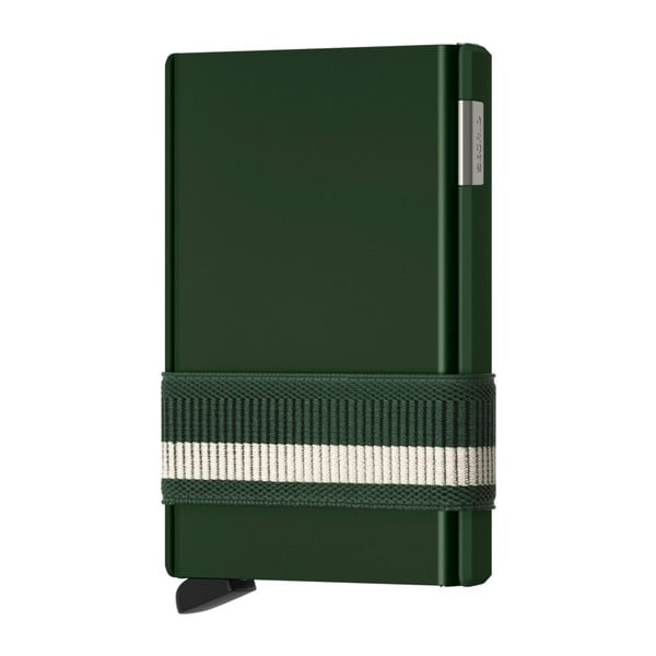 Зелен портфейл с джоб за карти - Secrid
