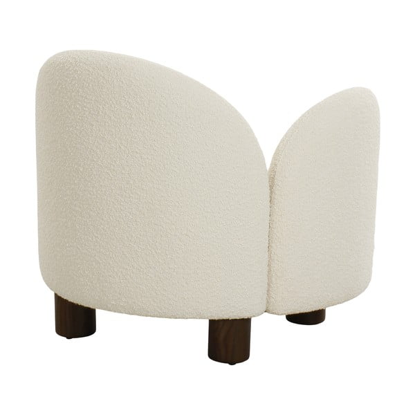 Бял фотьойл от плат букле Honolulu - House Nordic-image-4