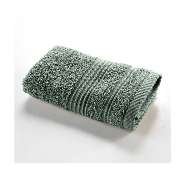 Светлозелена памучна кърпа от тери 30x50 cm Tendresse – douceur d'intérieur