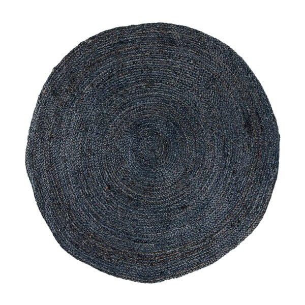 Тъмно сив кръгъл килим, ø 90 cm Bombay - House Nordic
