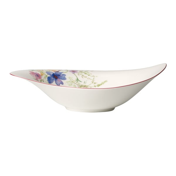 Бяла порцеланова купа за салата с мотив на цветя Villeroy & Boch Mariefleur Serve, 1,15 л Mariefleur Serve & Salad - Villeroy&Boch