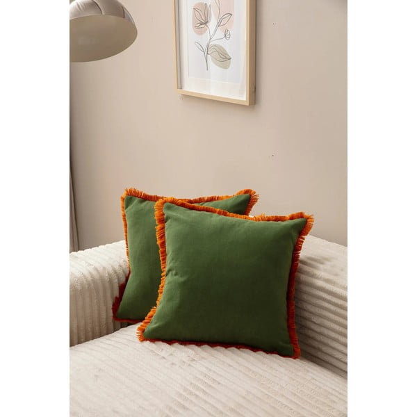 Калъфки за възглавници в комплект от 2 бр. 43x43 cm Sacakli – Mioli Decor-image-2