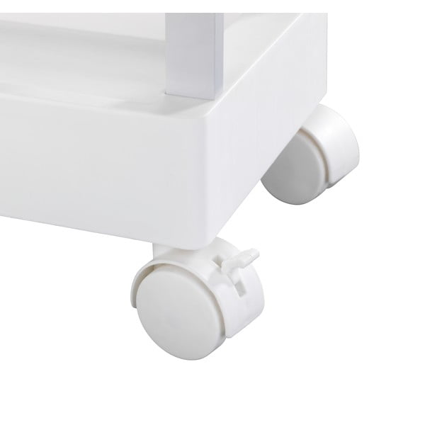 Бял пластмасов подвижен рафт 45x80 cm Mino - Wenko-image-4