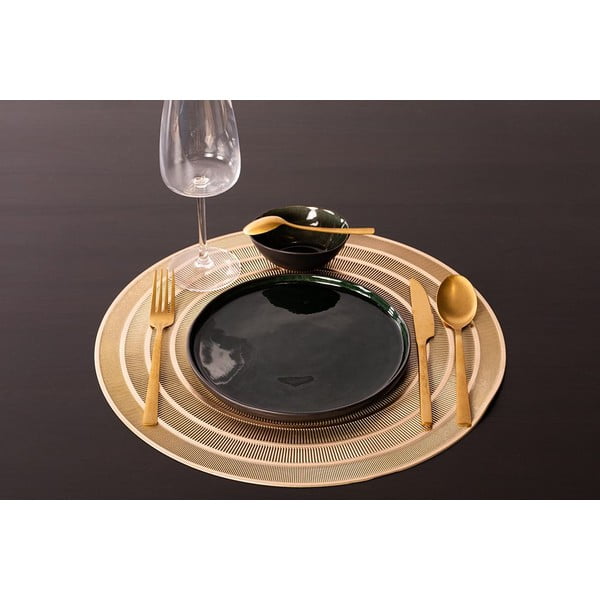 Подложка за хранене в златисто, ⌀ 39,5 cm - Tiseco Home Studio-image-1