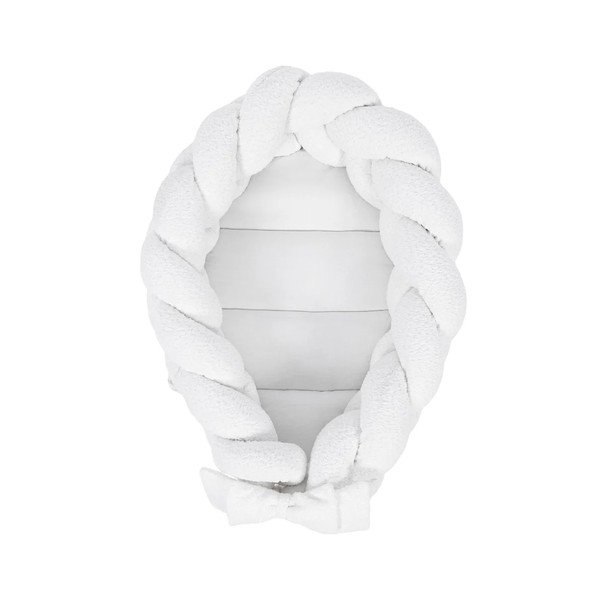 Бяло гнездо за бебе 47x70 cm – Meowbaby