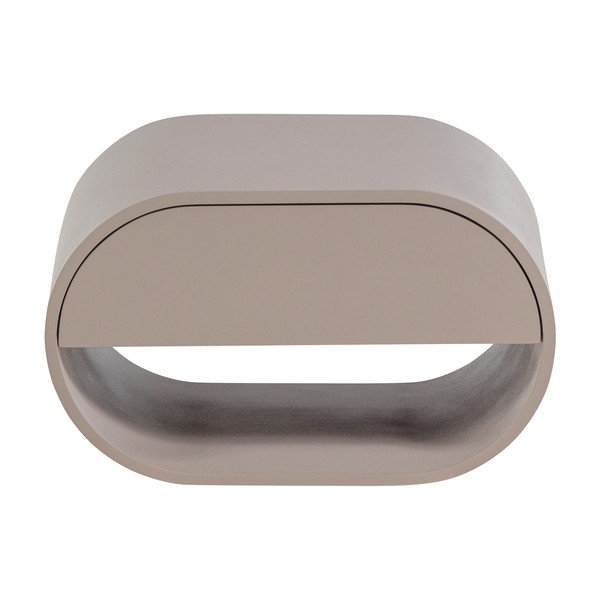 Сиво-бежов на няколко нива стенен рафт 39 cm Momo – WOOOD