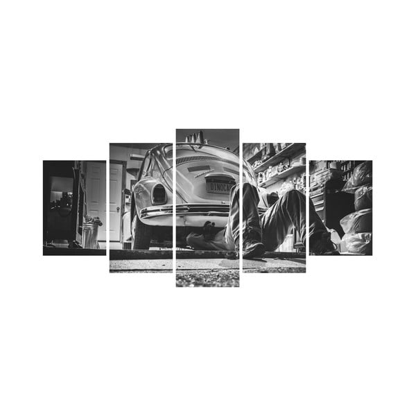 Vícedílný obraz Black&White no. 71, 100x50 cm