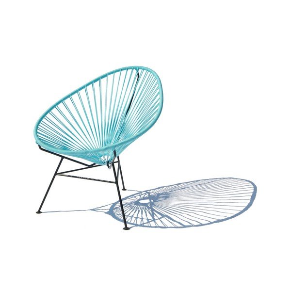 Světle modré křeslo OK Design Acapulco-image-3