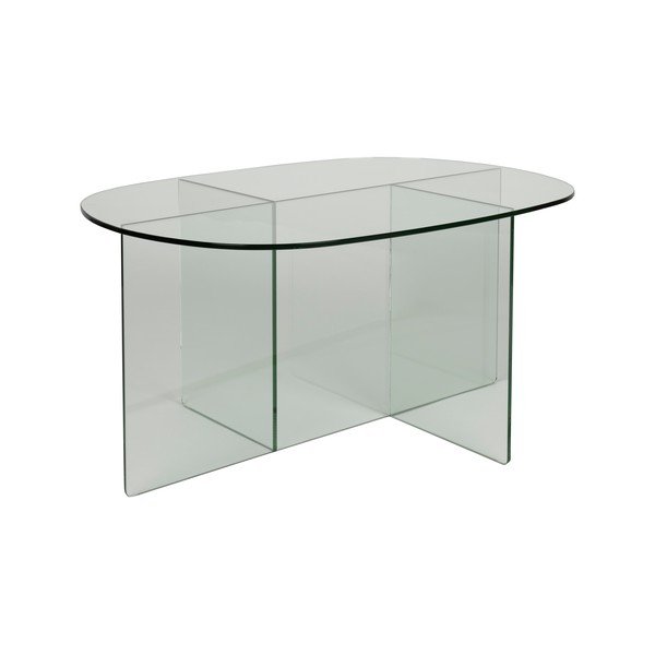 Стъклена масичка за кафе 60x80 cm Linea – Zuiver