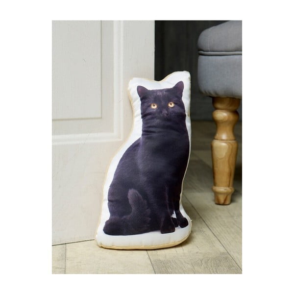 Стоп за врата с печат на черна котка Очарователни възглавници - Adorable Cushions