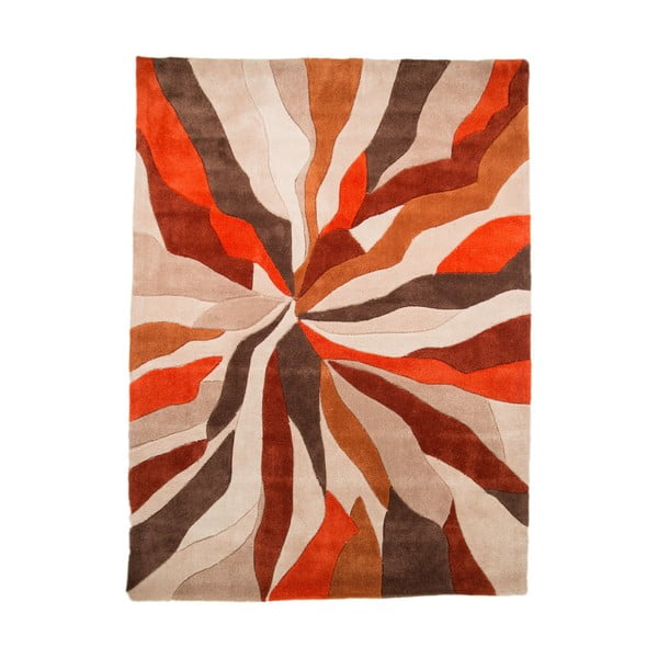 Оранжев килим , 200 x 290 cm Splinter - Flair Rugs