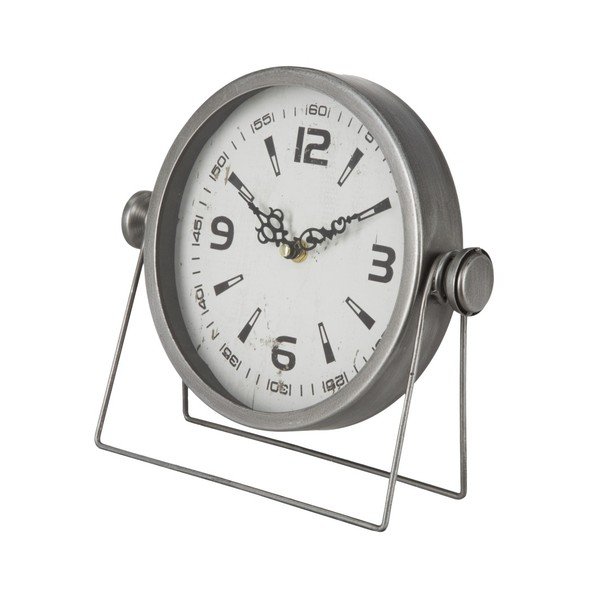 Stolní hodiny Mauro Ferretti Pull Silver, 25 x 23,5 cm-image-2