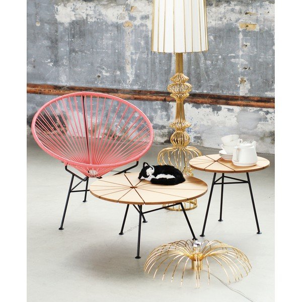 Křeslo Condesa, holubí modř, délka 78 cm-image-1