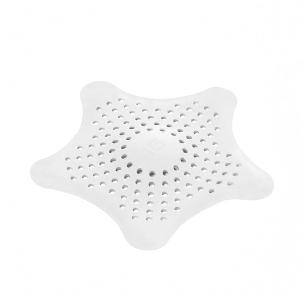 Бяла силиконова тапа за вана Starfish - Umbra
