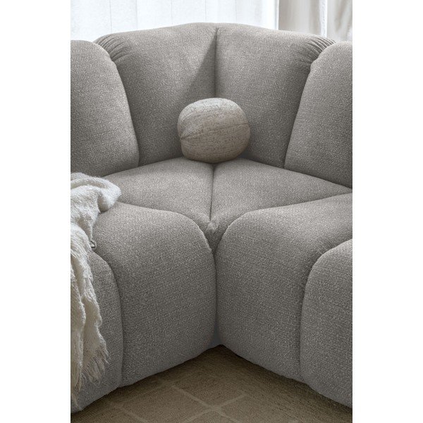 Светлосив ъглов диван (десен ъгъл/U форма) Shell – Miuform-image-4