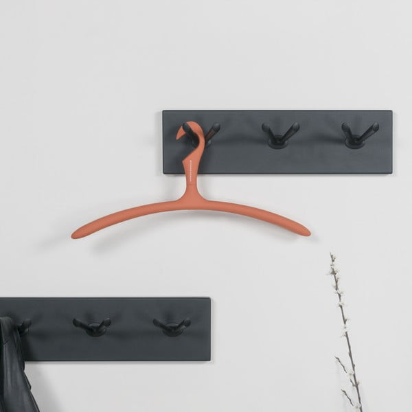 Черна метална стенна закачалка 45 cm Pull – Spinder Design-image-1